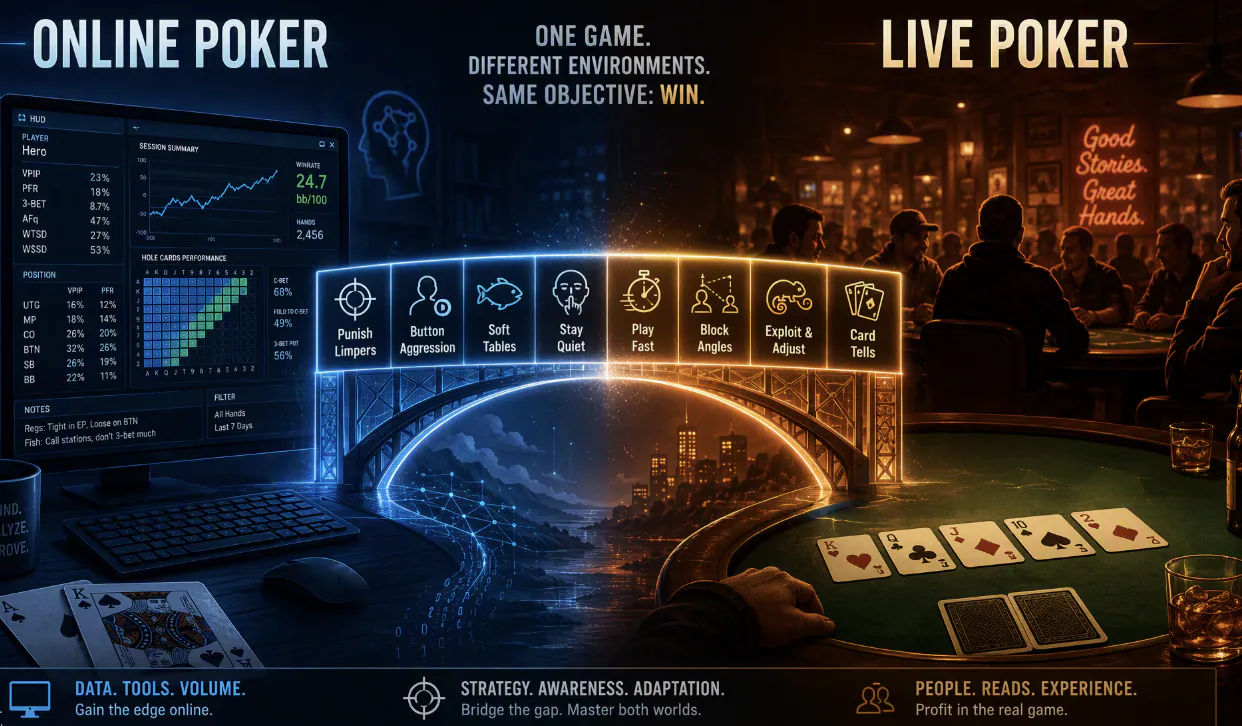 Moving from Online to Live Poker: 8 Tips Paid For With Real Money