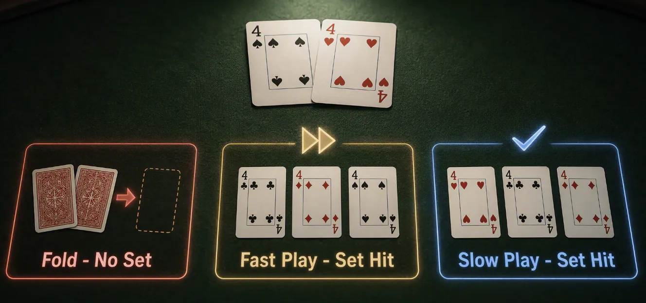 Small Pocket Pairs After the Flop: The Complete Playbook