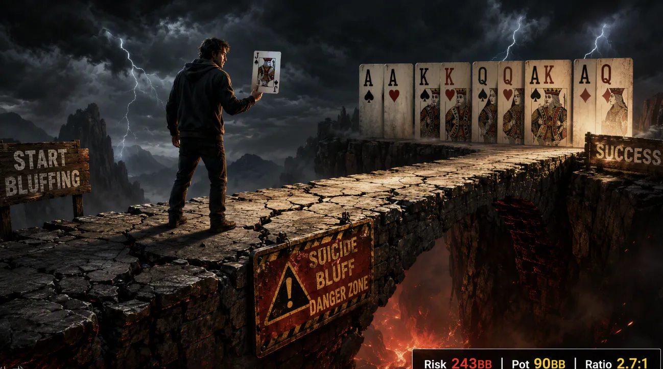 Suicide Bluffs: Some Hands Are Over the Moment You Pull the Trigger