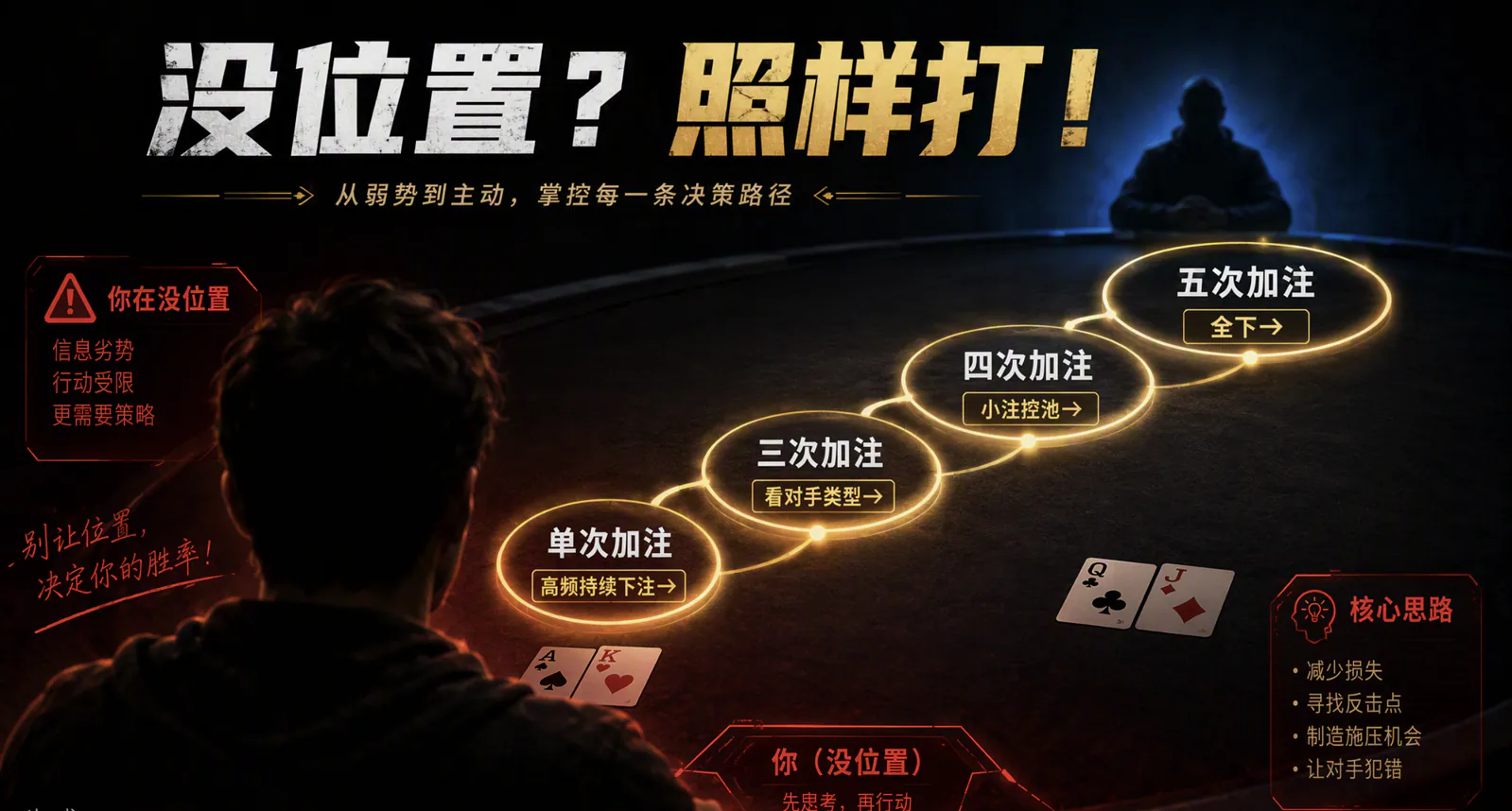 没位置照样打：不利位置两人底池的完整策略