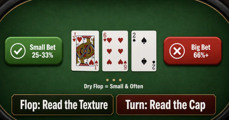 Postflop Bet Sizing: Small or Big Bet? Here's the Logic Behind Every Choice